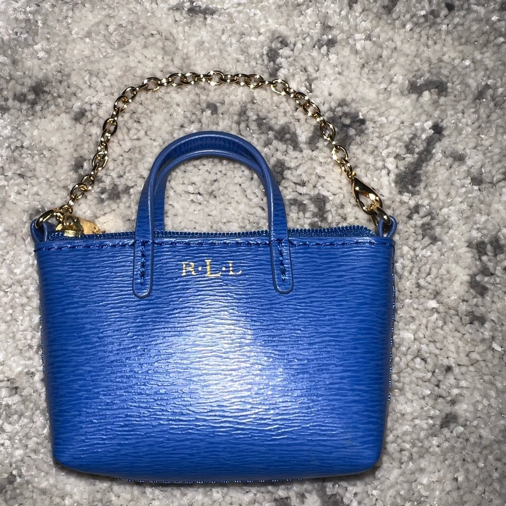 Authentic Leather Ralph Lauren Mini Purse